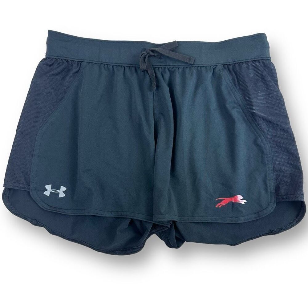 Under Armour Women's Size M Athletic Running Shorts Black‎ Sporty Basic Gym